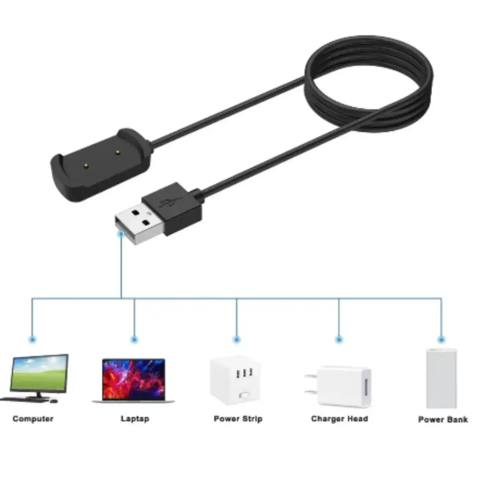 Amazfit GTR/GTS/T-Rex USB Charging Dock – 100cm - 100cm Charger Cable