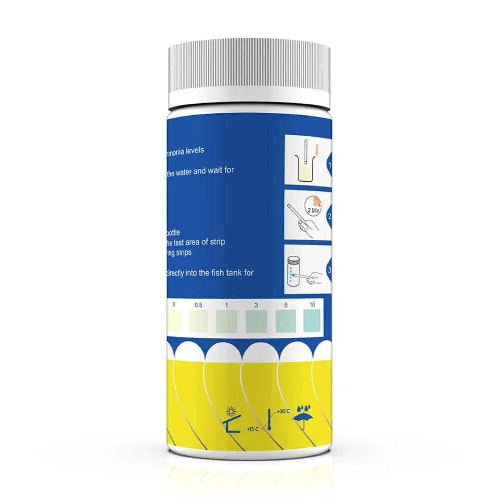 Ammonia Nitrogen Pcs Quick Water Quality Test Strips Aquarium Poisoning Well Being Accurate Specifications Ammonia