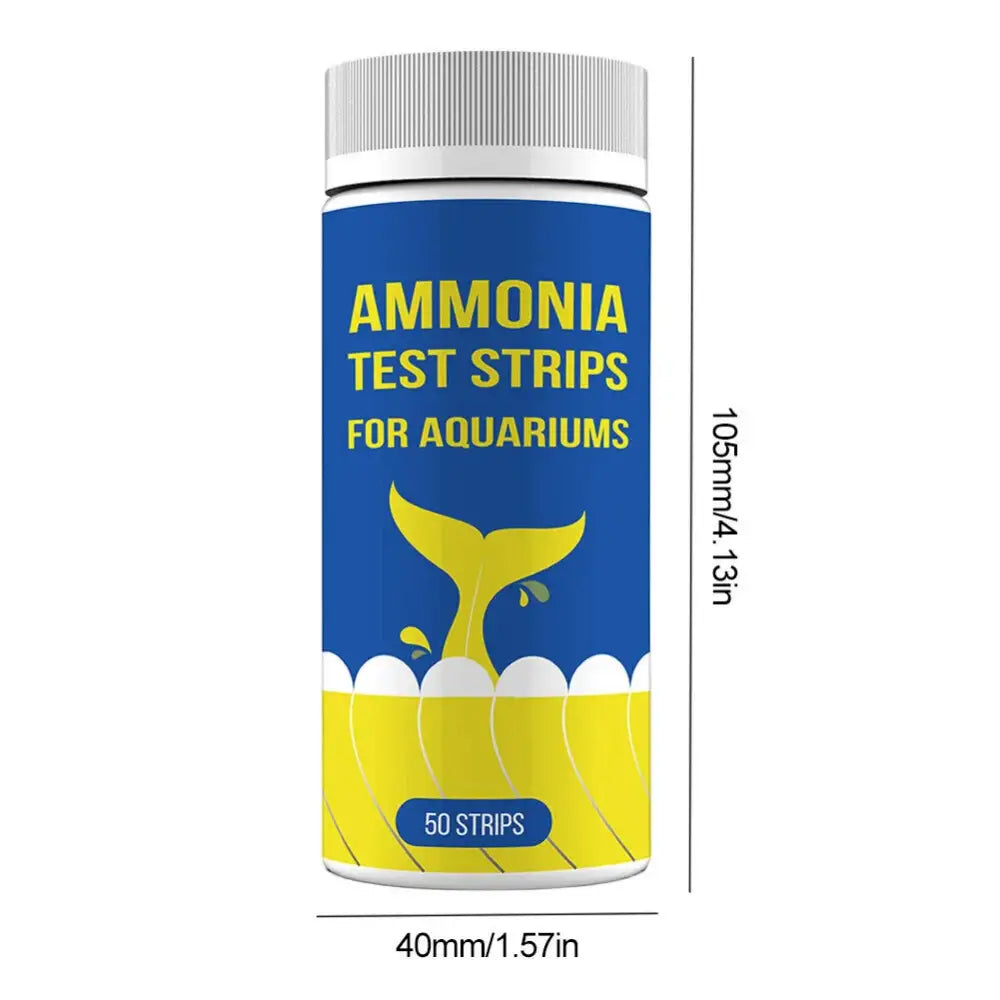 Ammonia Nitrogen Pcs Quick Water Quality Test Strips Aquarium Poisoning Well Being Accurate Specifications Ammonia