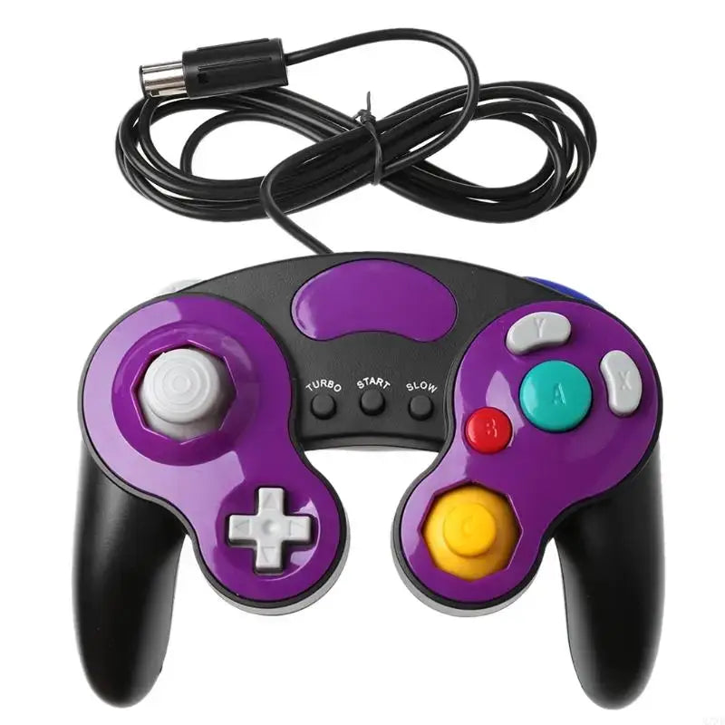 Analog GameCube Controller – Wired Gamepad for GameCube (different colours available) - Purple / Controller - 9eight5
