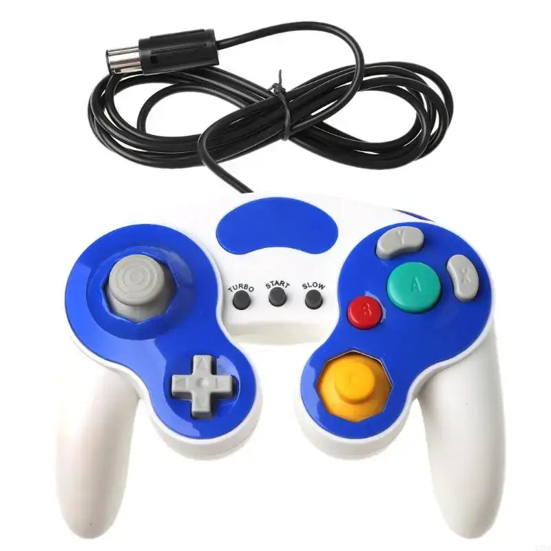 Analog GameCube Controller – Wired Gamepad for GameCube (different colours available) - Blue / Controller - 9eight5