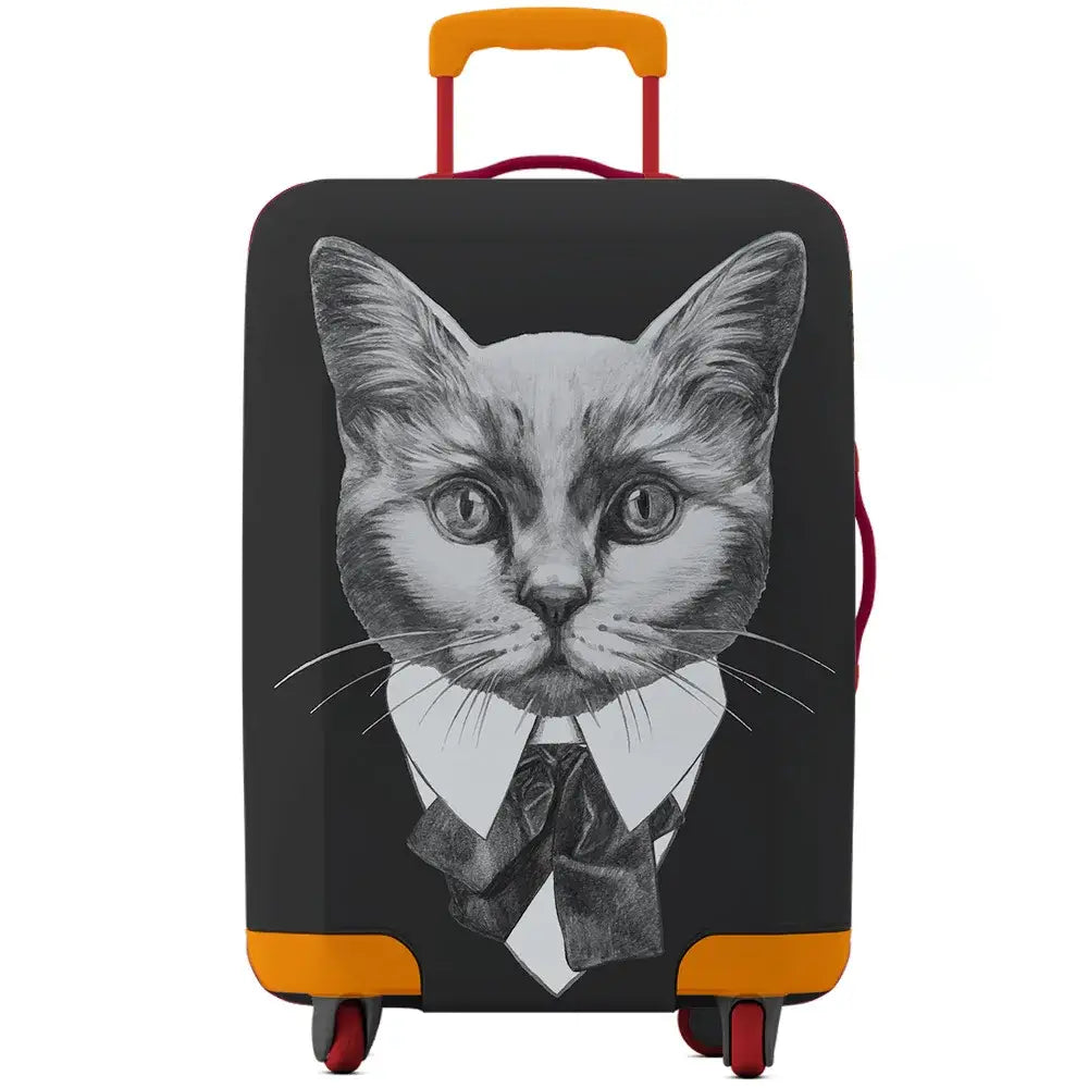 Animal Print Elastic Luggage Cover (18–32″) - 004 / S 18-20 inch / Luggage Cover - SS