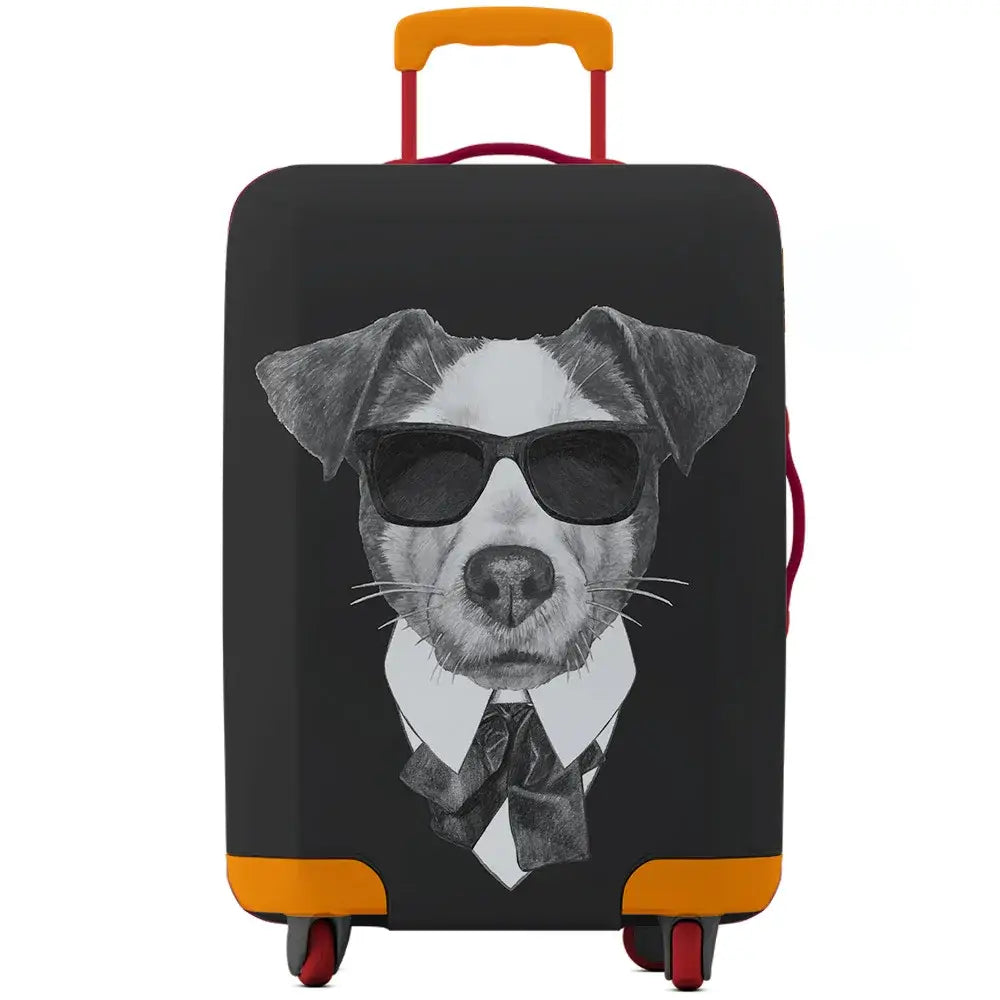 Animal Print Elastic Luggage Cover (18–32″) - 007 / S 18-20 inch / Luggage Cover - SS