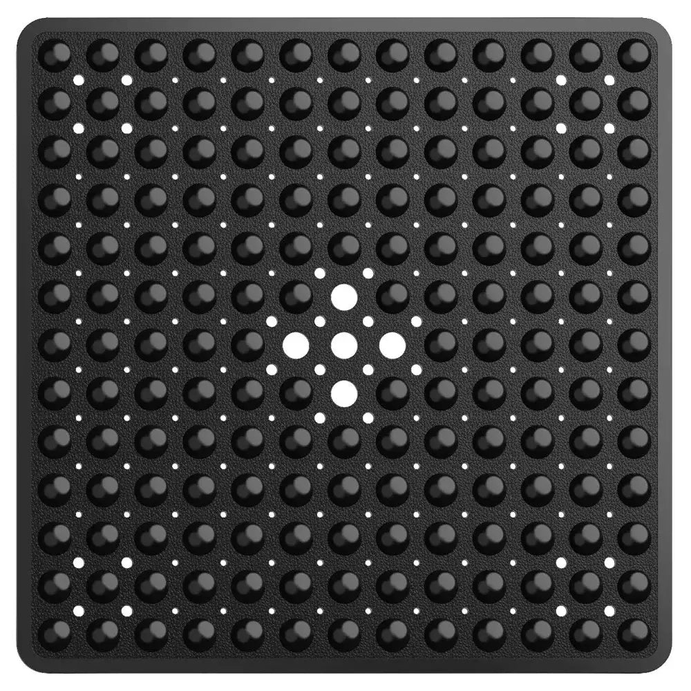 Anti-Slip Shower Mat (53x53cm) - Black - SS