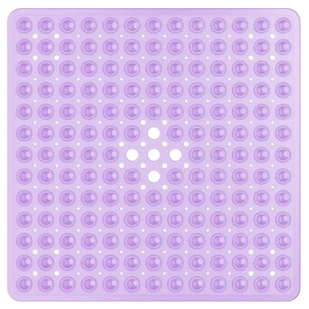 Anti-Slip Shower Mat (53x53cm) - Transparent Purple - SS