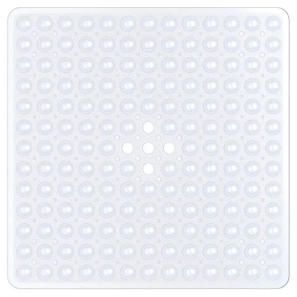 Anti-Slip Shower Mat (53x53cm) - Transparent White - SS