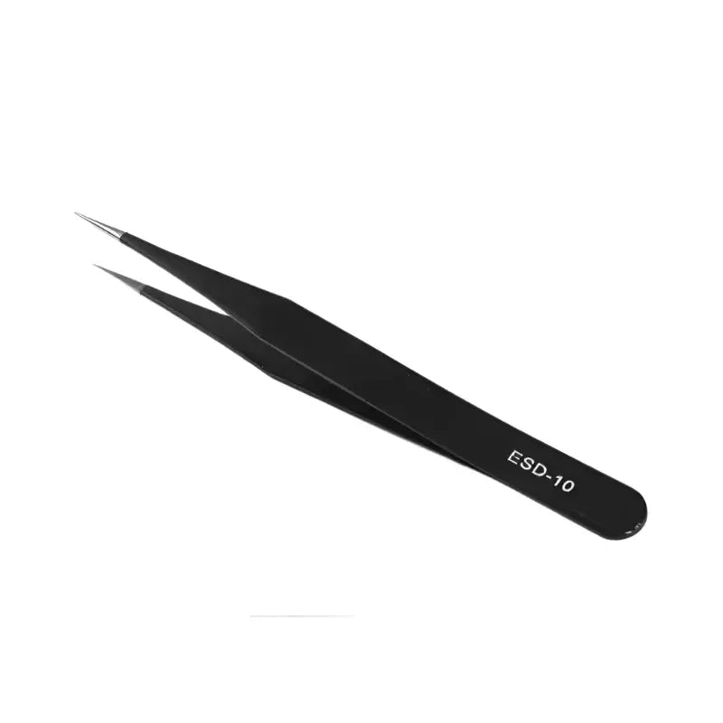 Anti-Static ESD Stainless Steel Curved Tweezers (6 different types available) - ESD-10 - HBC