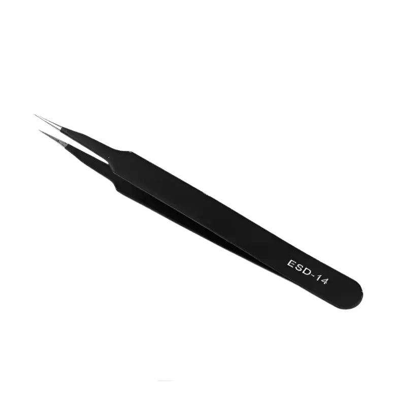 Anti-Static ESD Stainless Steel Curved Tweezers (6 different types available) - ESD-14 - HBC