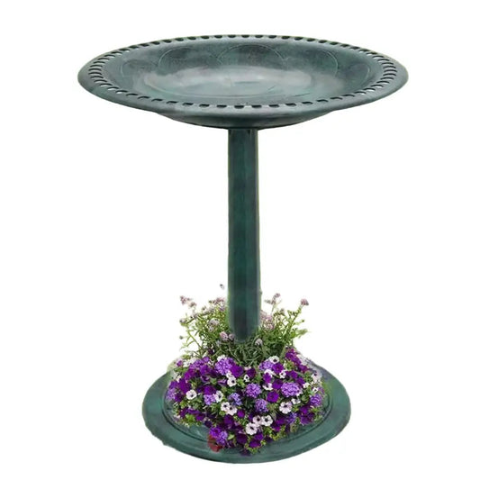 Antique Style Bird Bath (2 colours available) - Green - SS