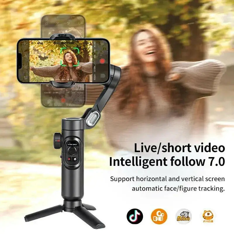 AOCHUAN Smart XE 3-Axis Handheld Gimbal Stabilizer - Black