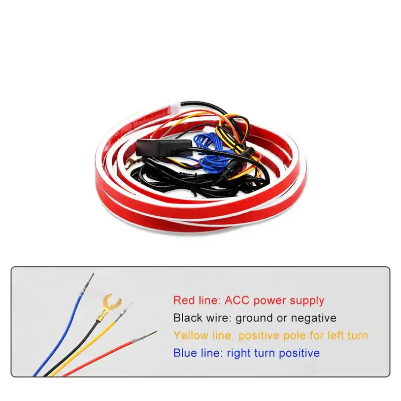 APP-Controlled LED Car Hood Light Strip (12V) - HBC