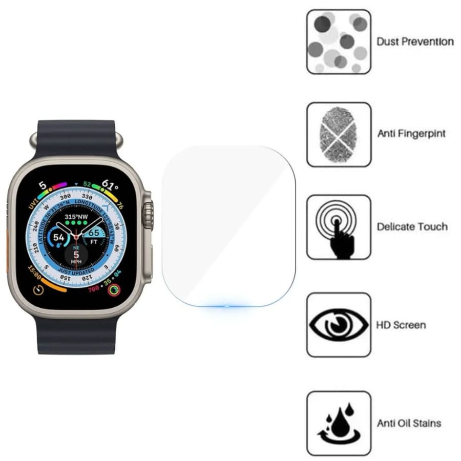 Apple Watch Ultra 2 - Screen Protectors (Pack of 2)