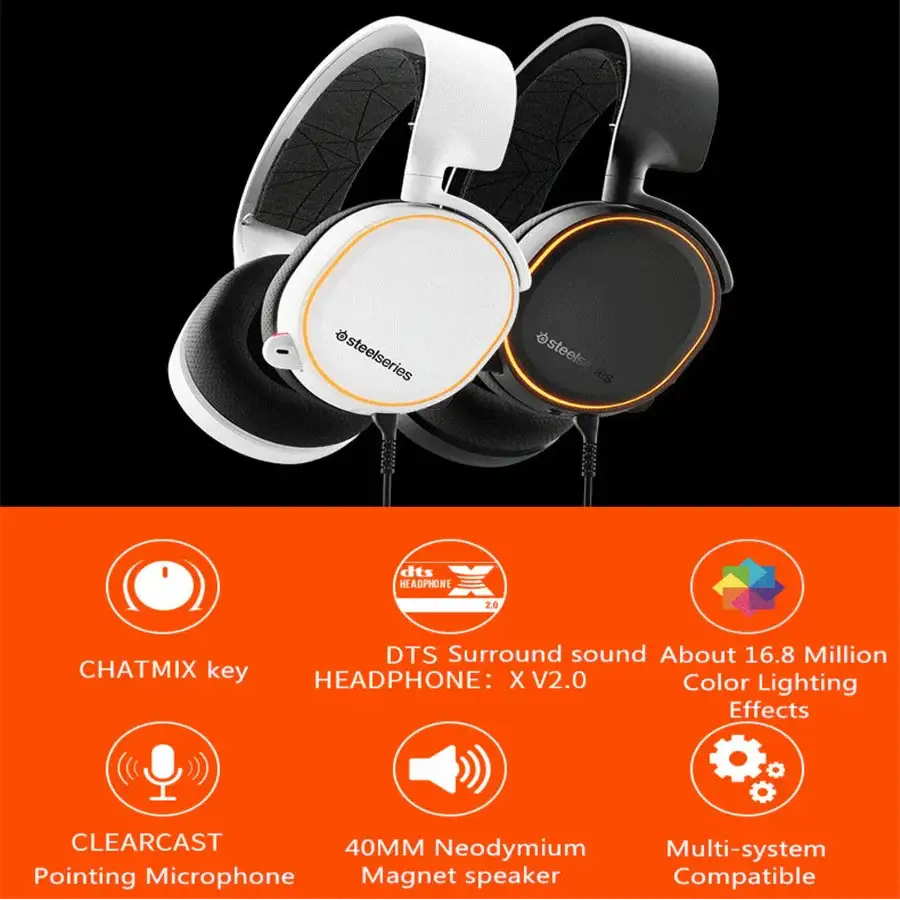 Arctis 5 RGB 7.1 Gaming Headset - 9eight5