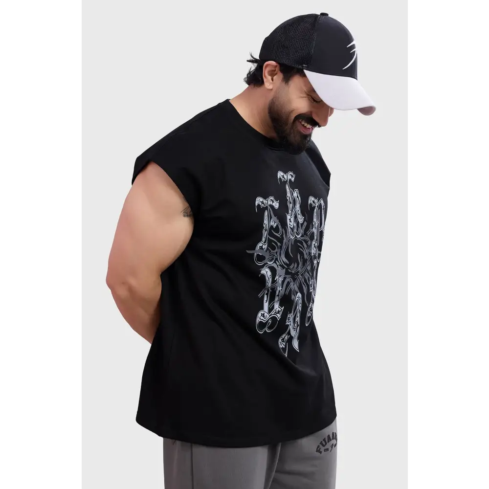 Ash Capsleeves Tank Black - Vest