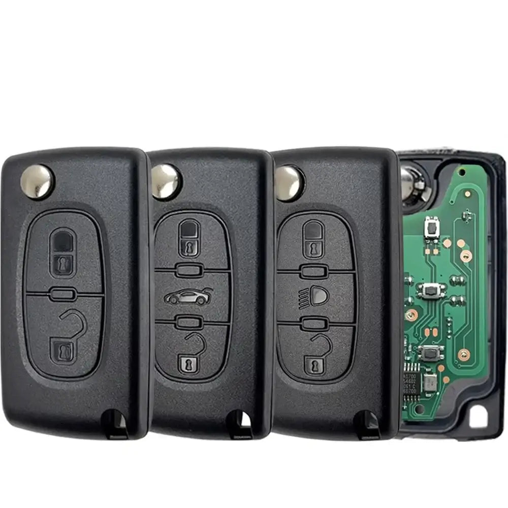 ASK FSK For Citroen C2 C3 C4 C5 C6 Xsara Berlingo For Peugeot 207 307 308 407 607 807 HU83 VA2 CE0536 CE0523 Flip