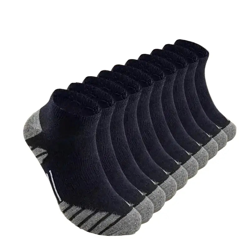 Athletic Ankle Socks – Cushioned Cotton 1/10/20 Pairs (Unisex) - 10 Pair-2 - SS