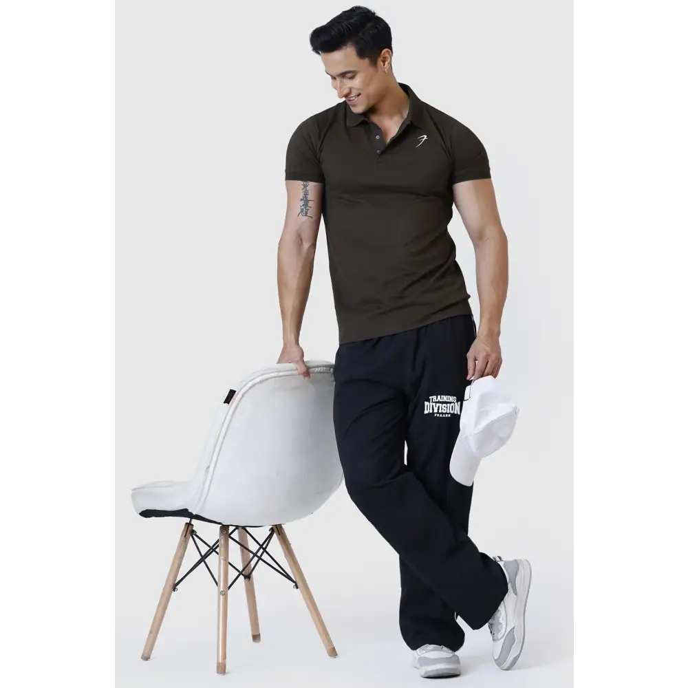 Aura Polo T-shirt Olive - Tshirts