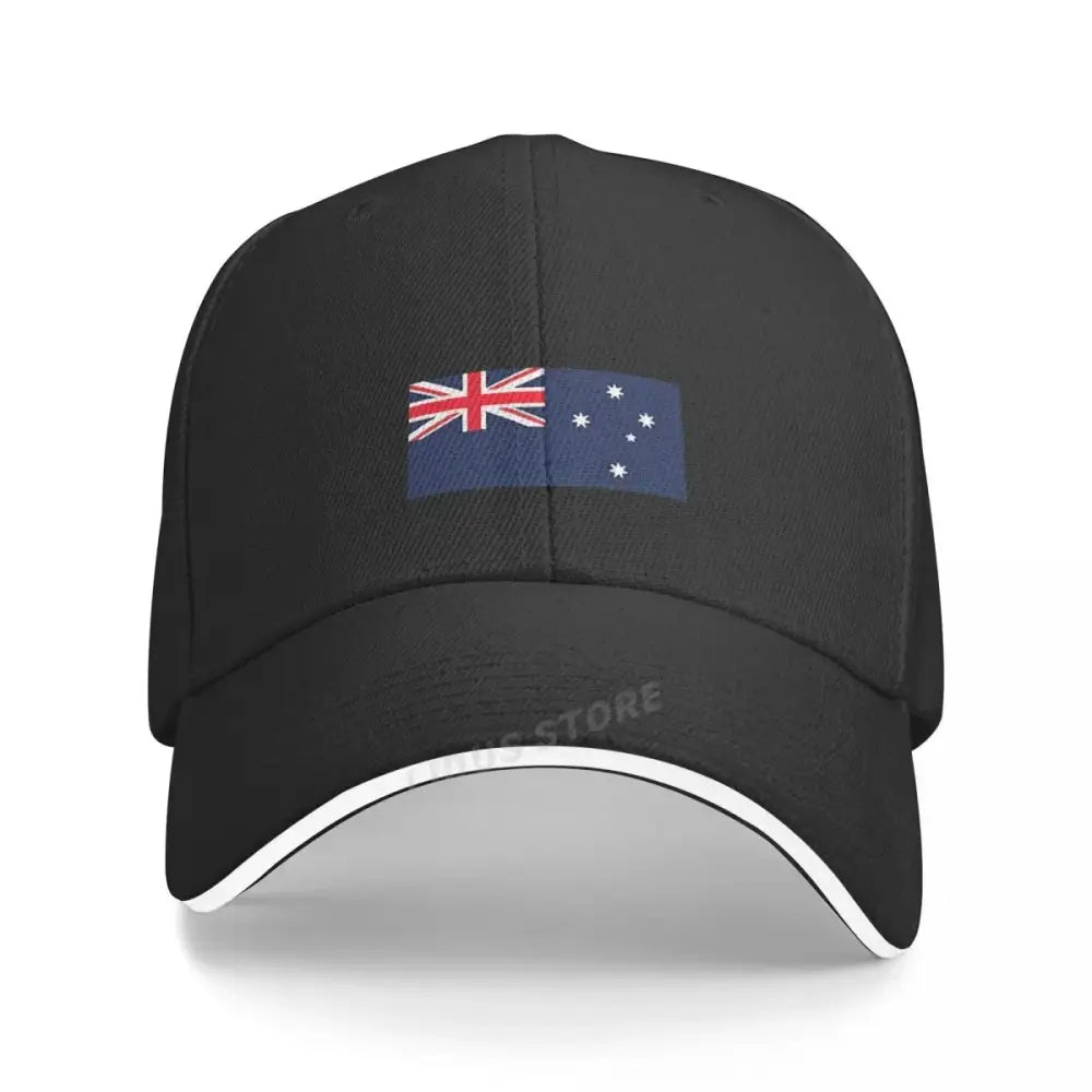 Australia Flag Baseball Cap - Black - HBC