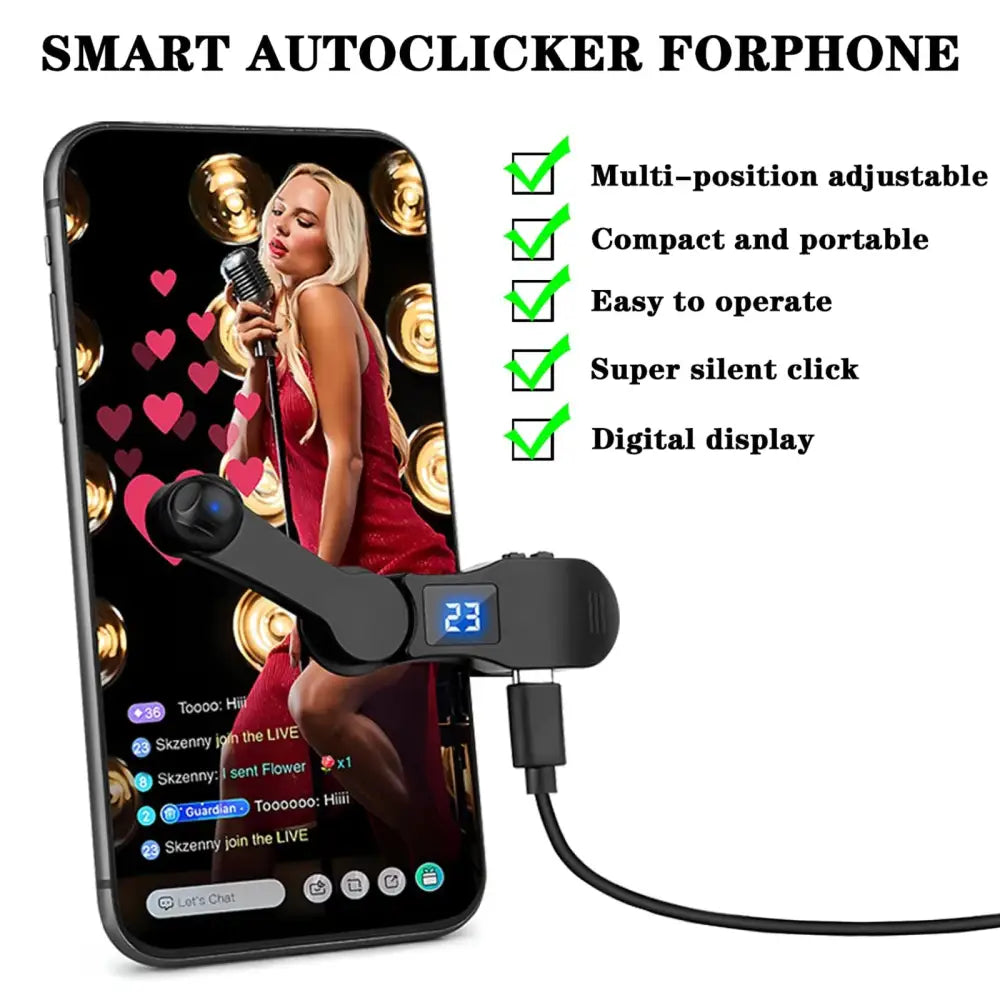 Auto Screen Clicker USB Touch Tapper for Smartphones - 9eight5