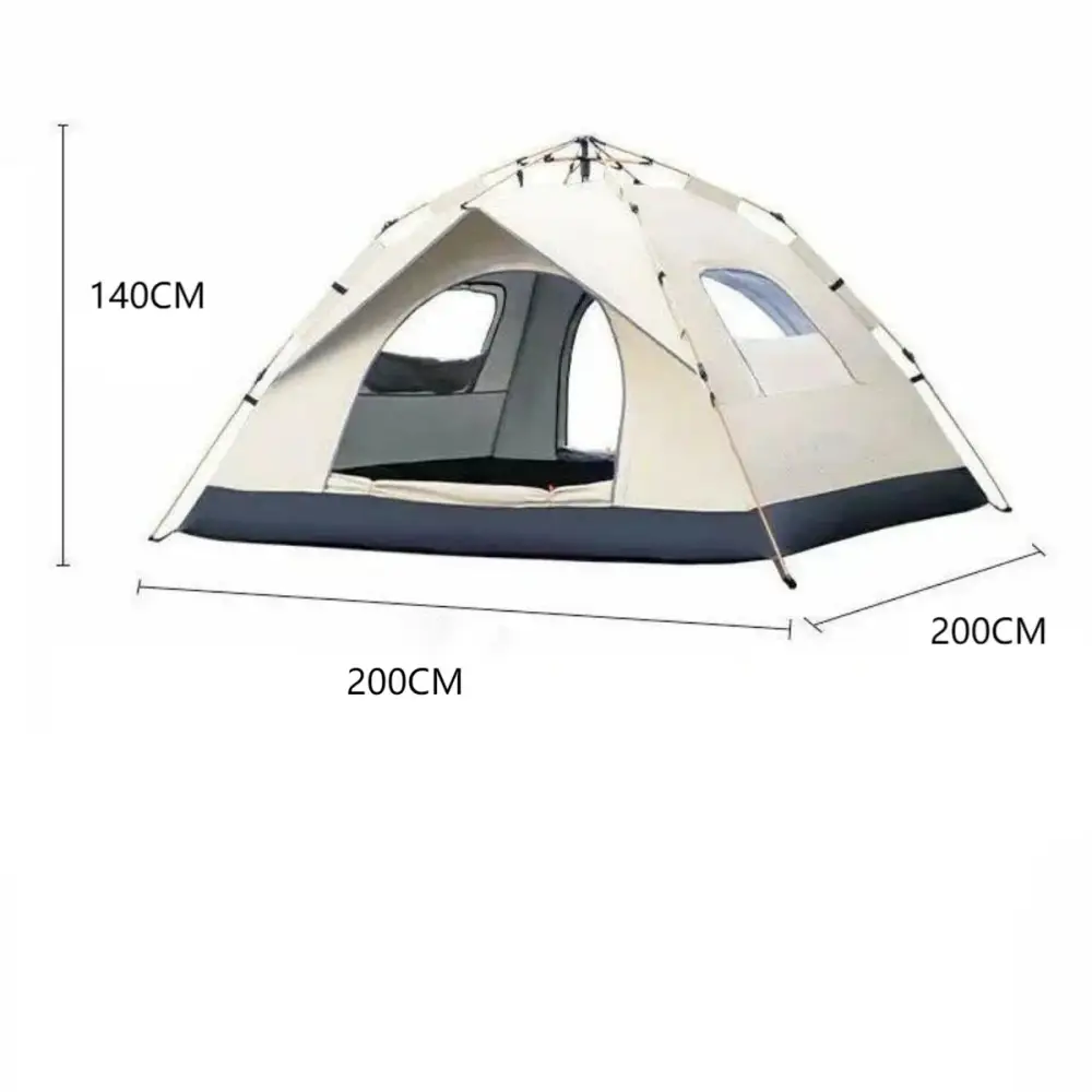 Automatic Quick-Open Camping Tent (2 sizes available) - Gold - Large - SS