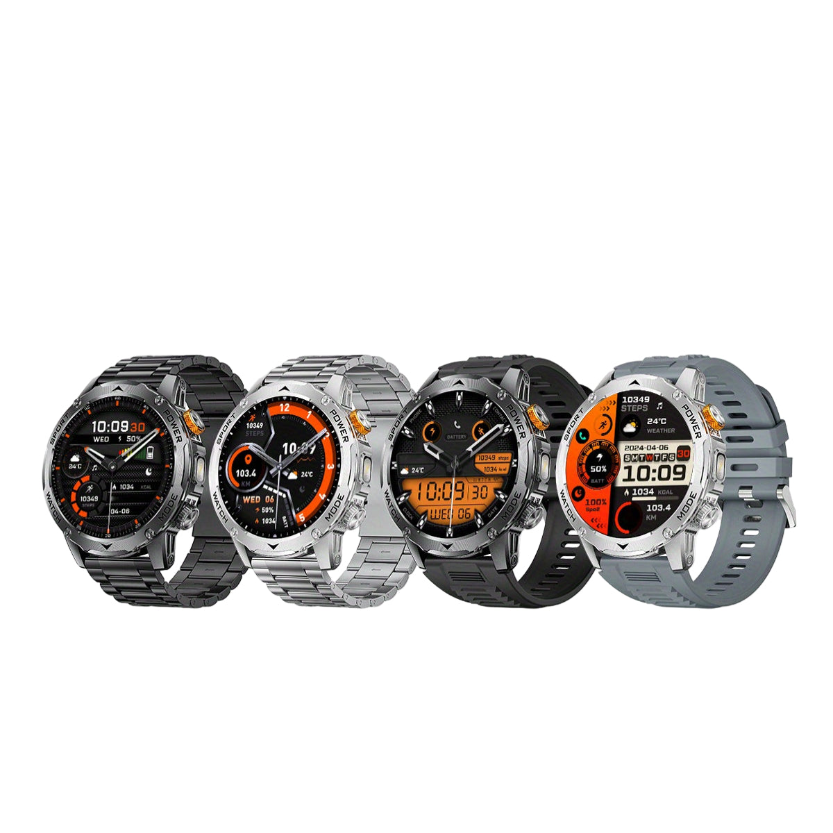 LIGE Smart Sports Watch – 1.7" HD Screen, 15-Day Battery, Wireless Calls (6 designs available)
