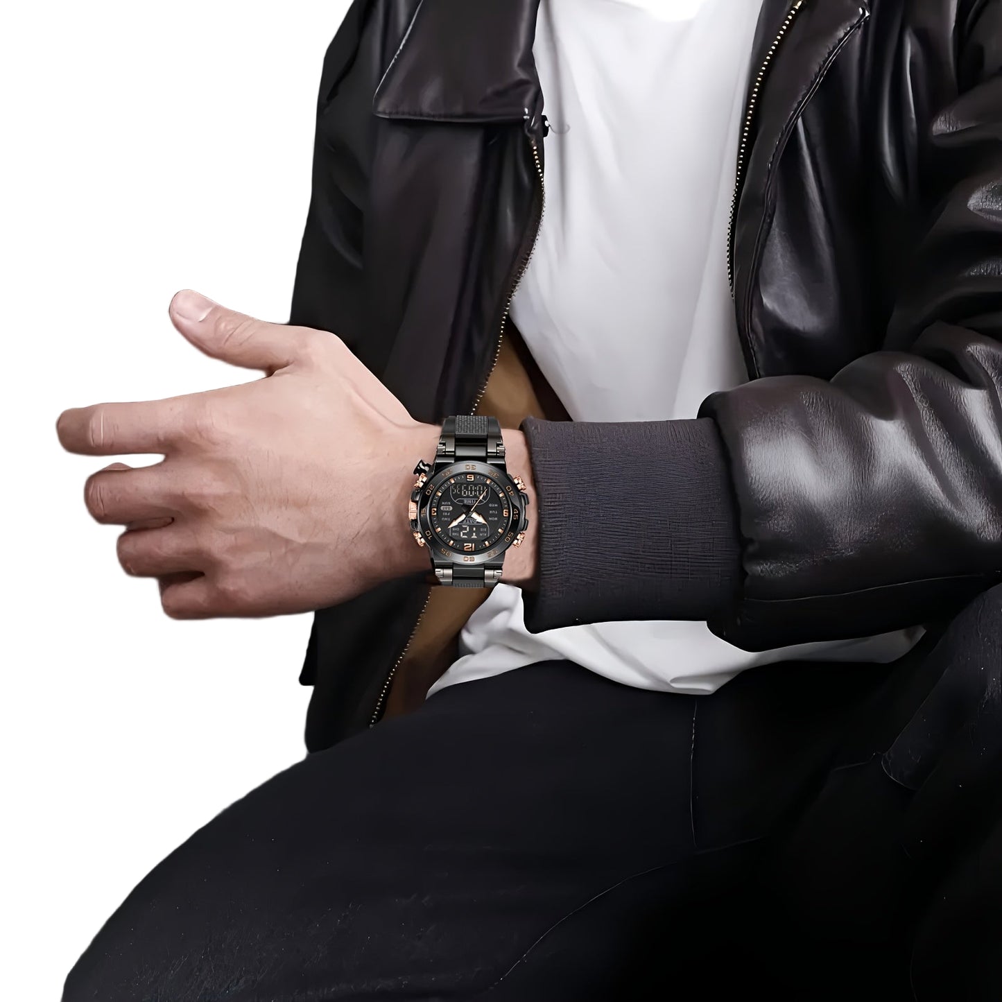 LIGE Men's Quartz Watch (6 designs available)