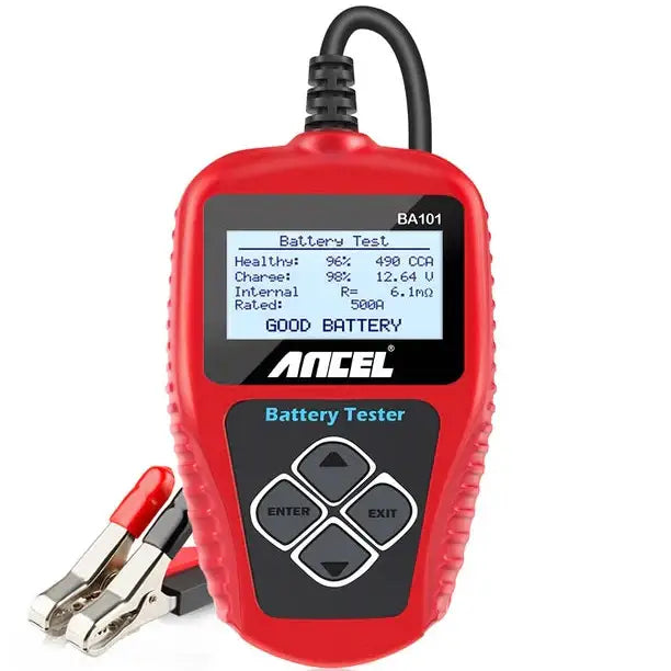 BA101 Car Battery Tester – 12V Load Analyzer (100–2000 CCA) - Asian version - HBC