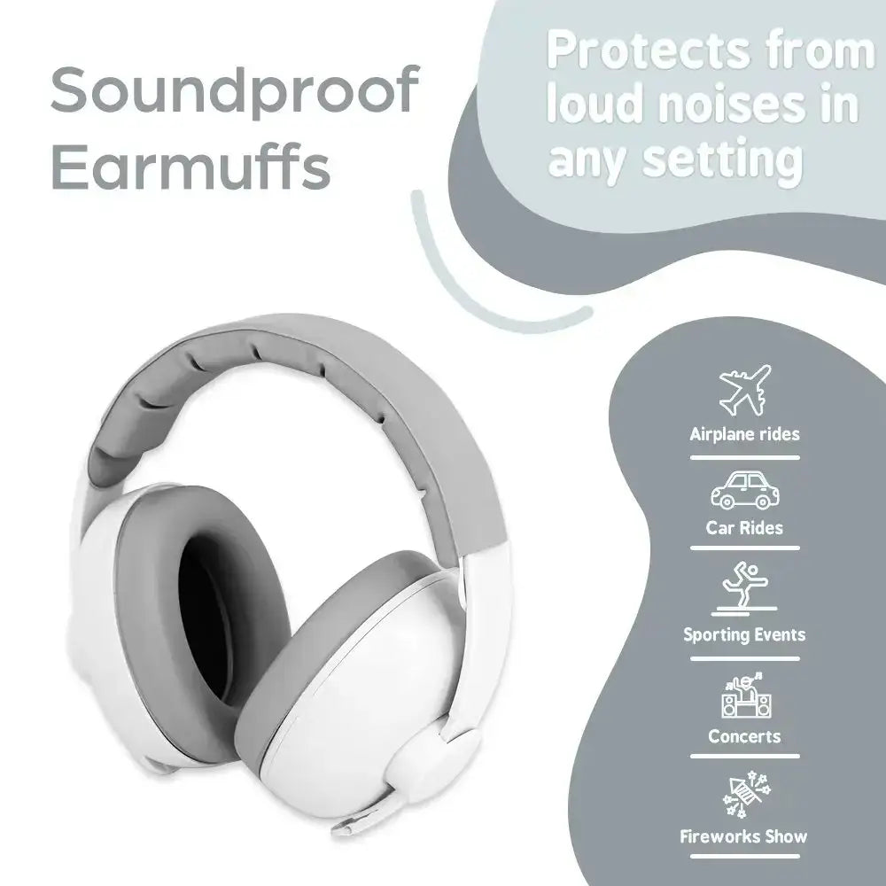 Baby Ear Protection Earmuffs (3 colours available) - HBC