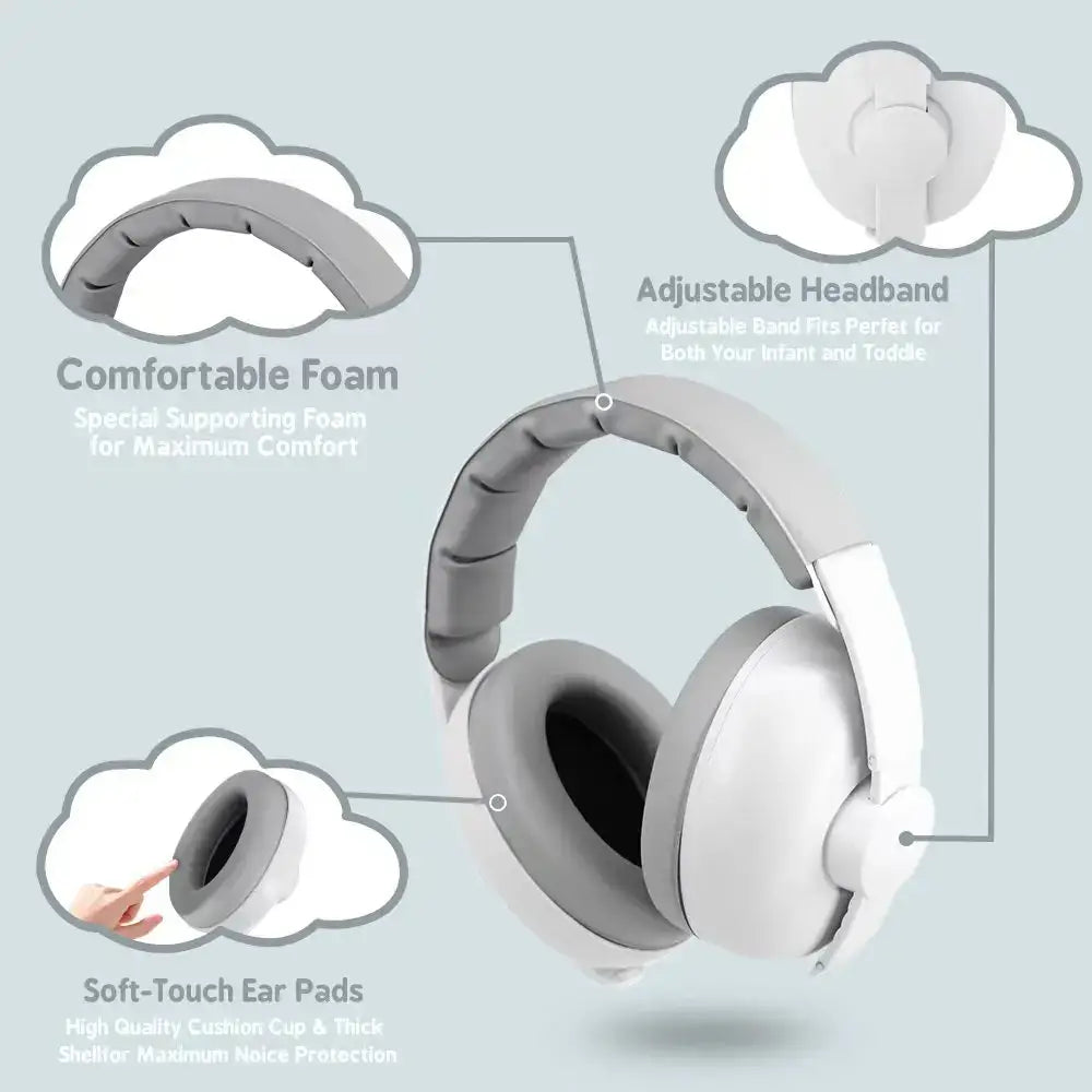 Baby Ear Protection Earmuffs (3 colours available) - HBC