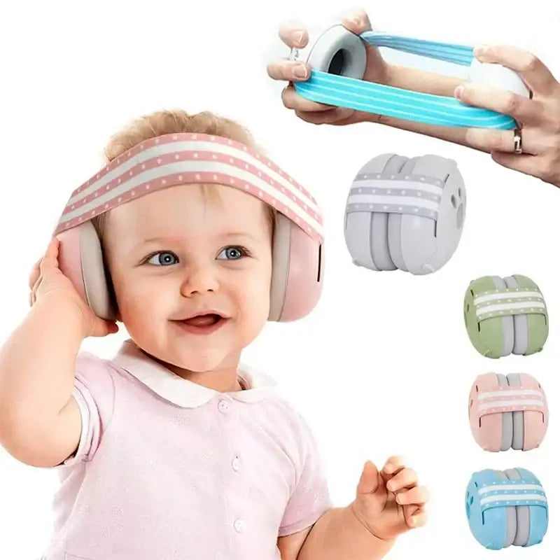 Baby Noise Reduction Earmuffs (various colours available) - HBC