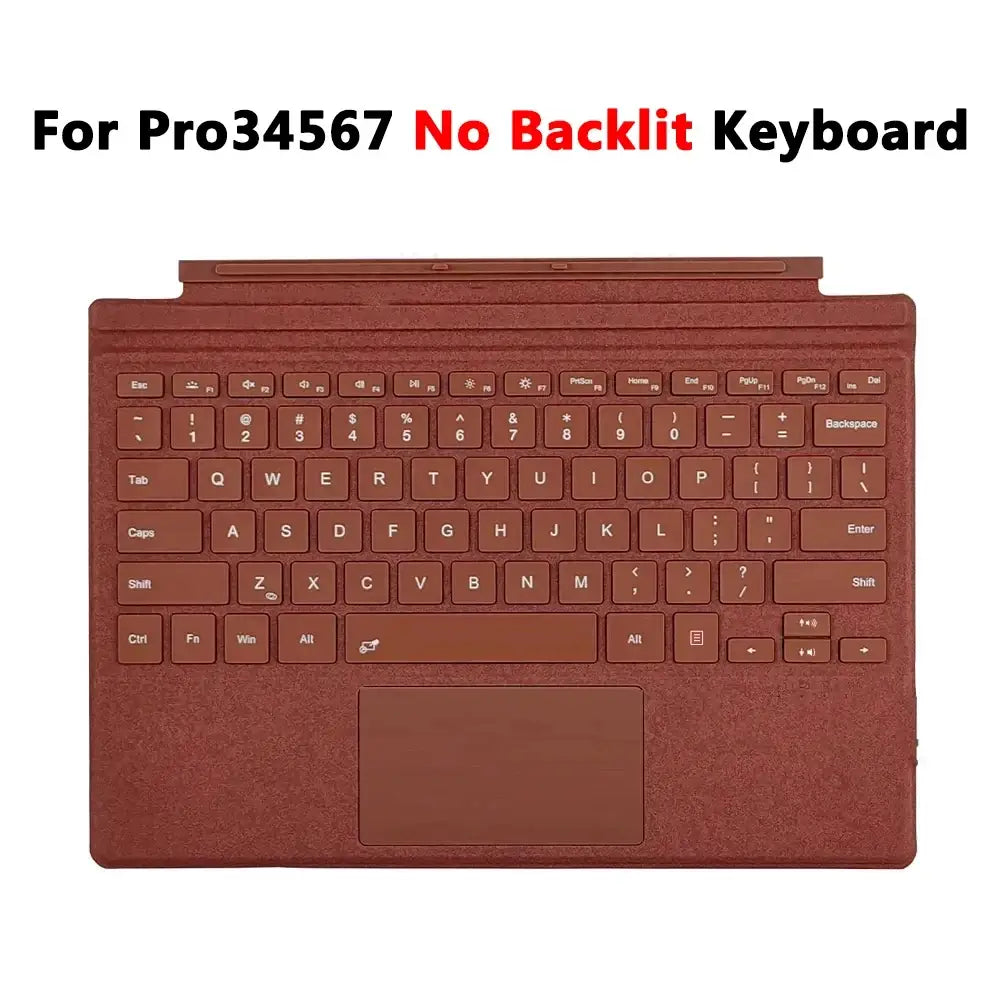 Backlit Bluetooth Keyboard For Microsoft Surface Pro 3 4 5 6 7/7+ 12.3inch,For Surface Pro 8 9 10 11 X 13’’ Keyboard