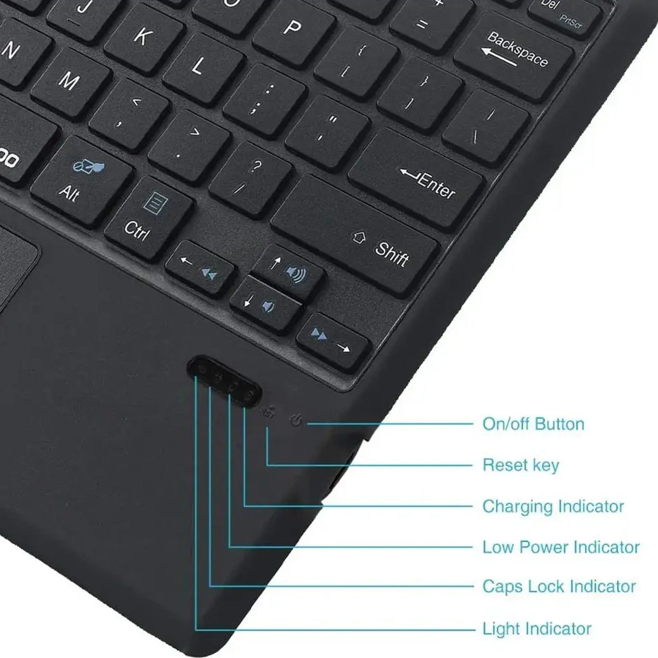 Backlit Bluetooth Keyboard For Microsoft Surface Pro 3 4 5 6 7/7+ 12.3inch,For Surface Pro 8 9 10 11 X 13’’ Keyboard