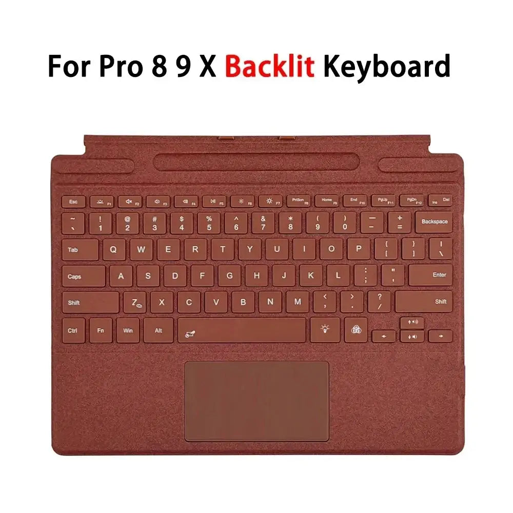 Backlit Bluetooth Keyboard For Microsoft Surface Pro 3 4 5 6 7/7+ 12.3inch,For Surface Pro 8 9 10 11 X 13’’ Keyboard