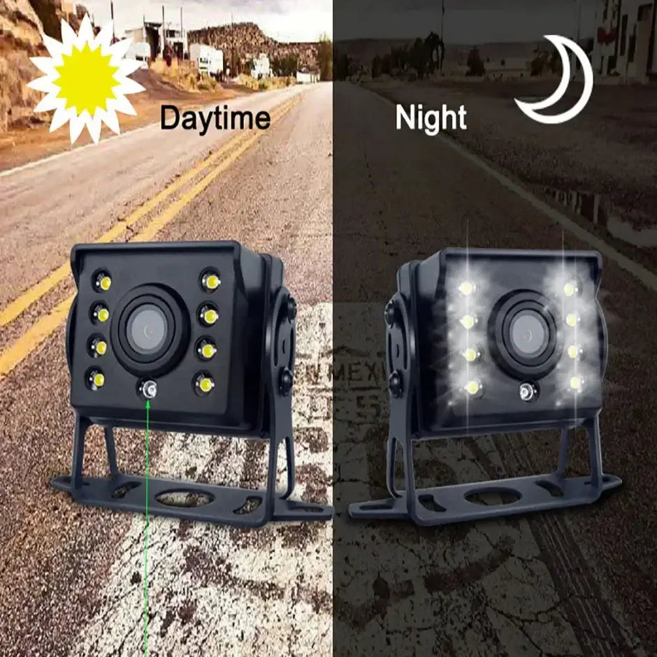 Backup Reverse Camera with 7’’ LCD Monitor – Easy Install 12V/24V CVBS - HBC