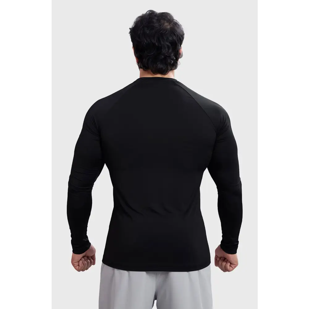 Bare Nylon Fullsleeves T-shirt Black - Tshirts