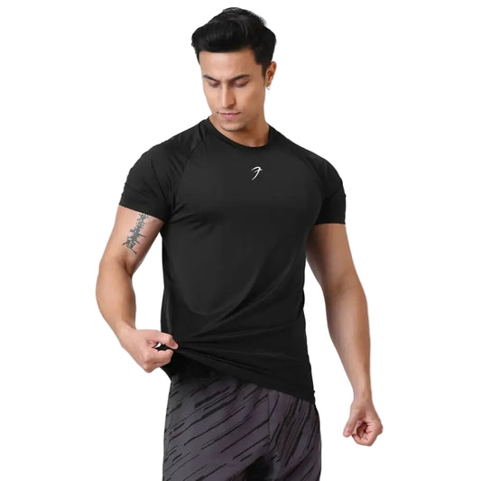 Bare Nylon T-shirt Black - Tshirts