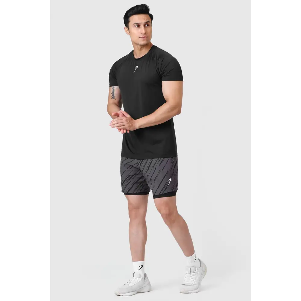 Bare Nylon T-shirt Black - Tshirts