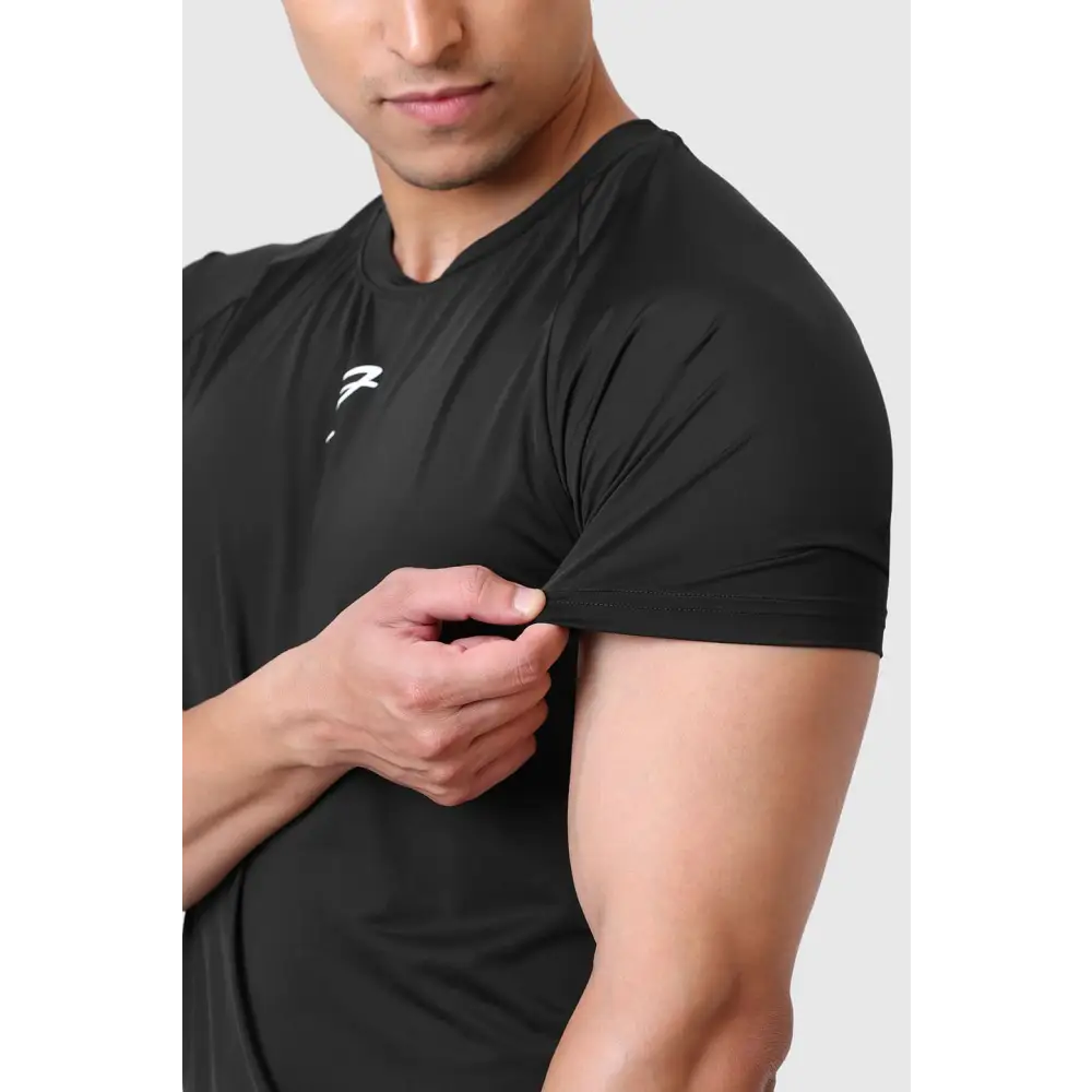 Bare Nylon T-shirt Black - Tshirts