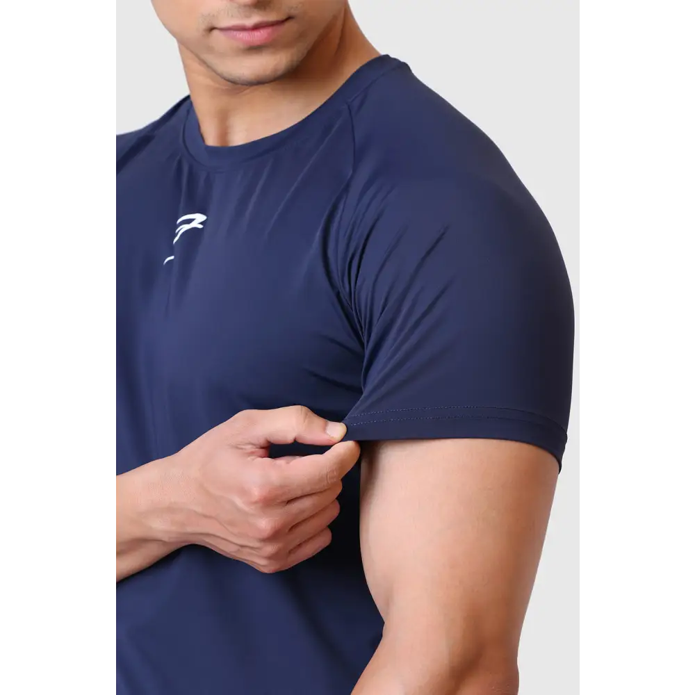 Bare Nylon T-shirt Navy - Tshirts