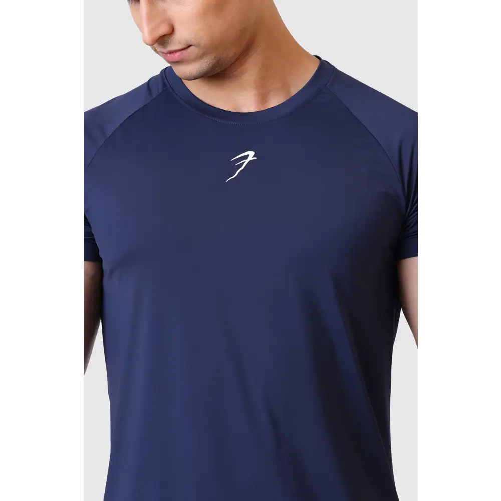 Bare Nylon T-shirt Navy - Tshirts