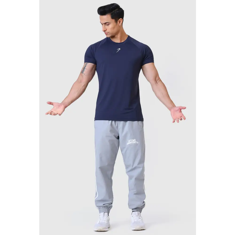 Bare Nylon T-shirt Navy - Tshirts