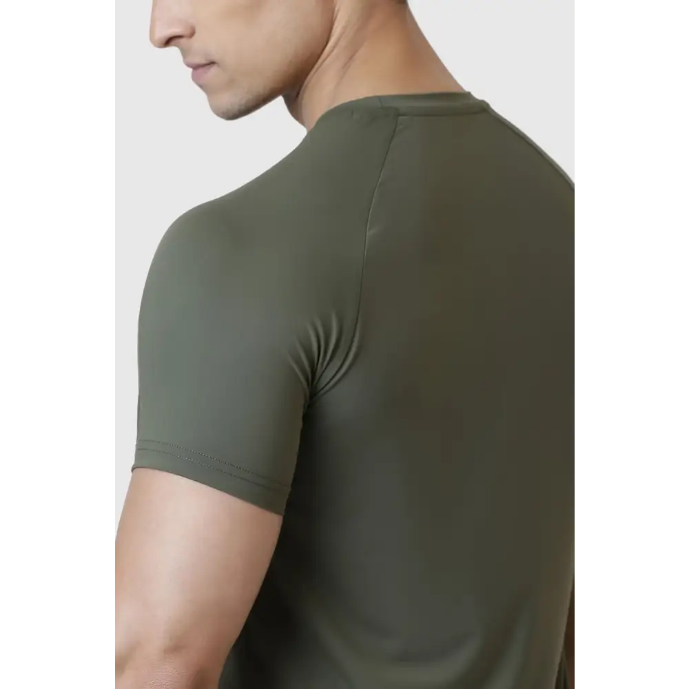 Bare Nylon T-shirt Olive - Tshirts
