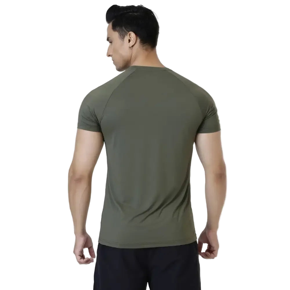 Bare Nylon T-shirt Olive - Tshirts