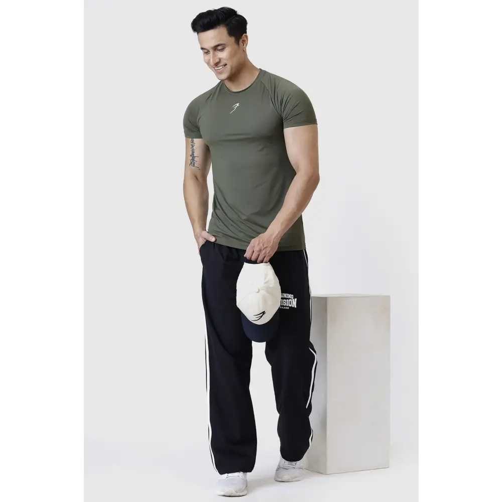 Bare Nylon T-shirt Olive - Tshirts