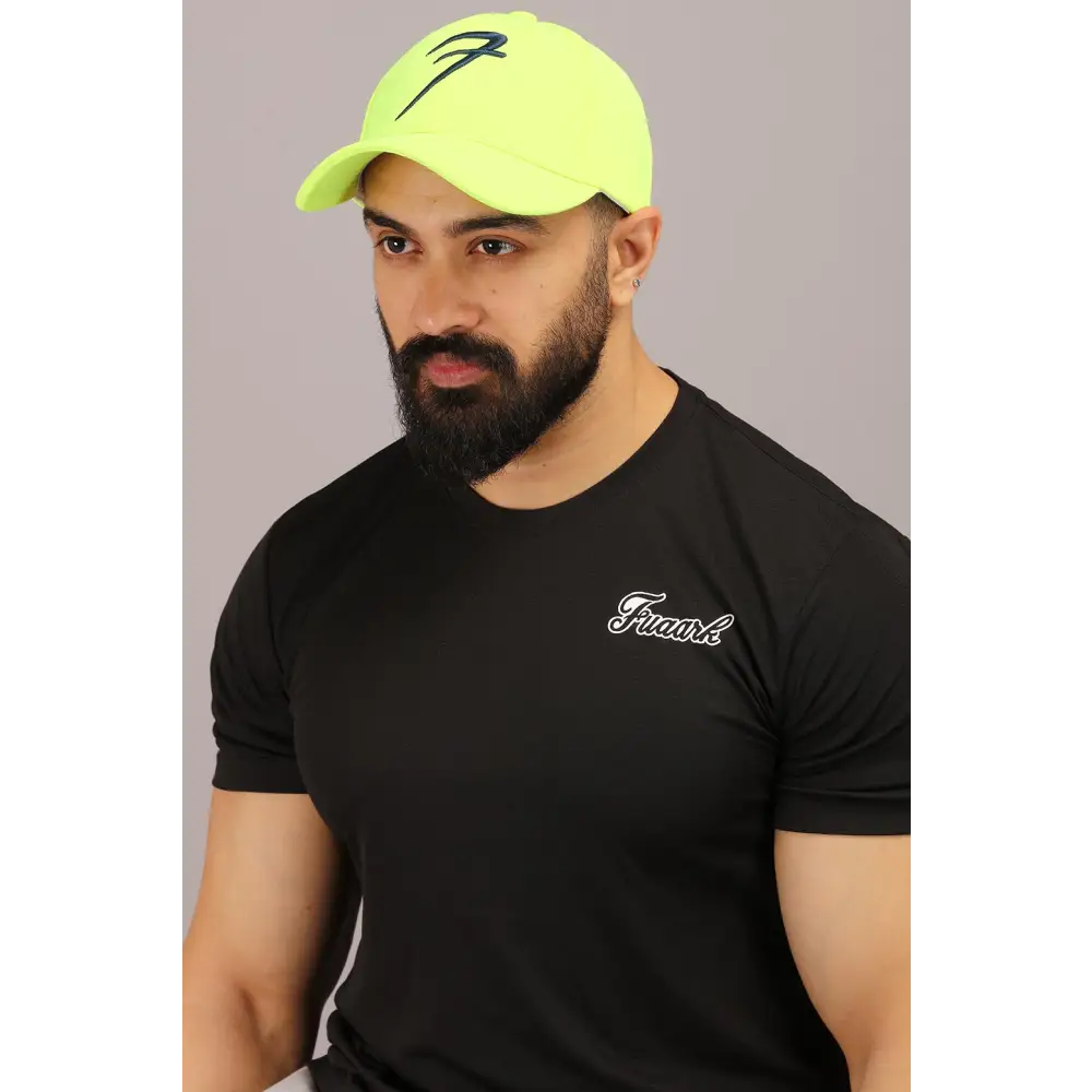 Baseball Cap Neon Yellow - Free size - Caps