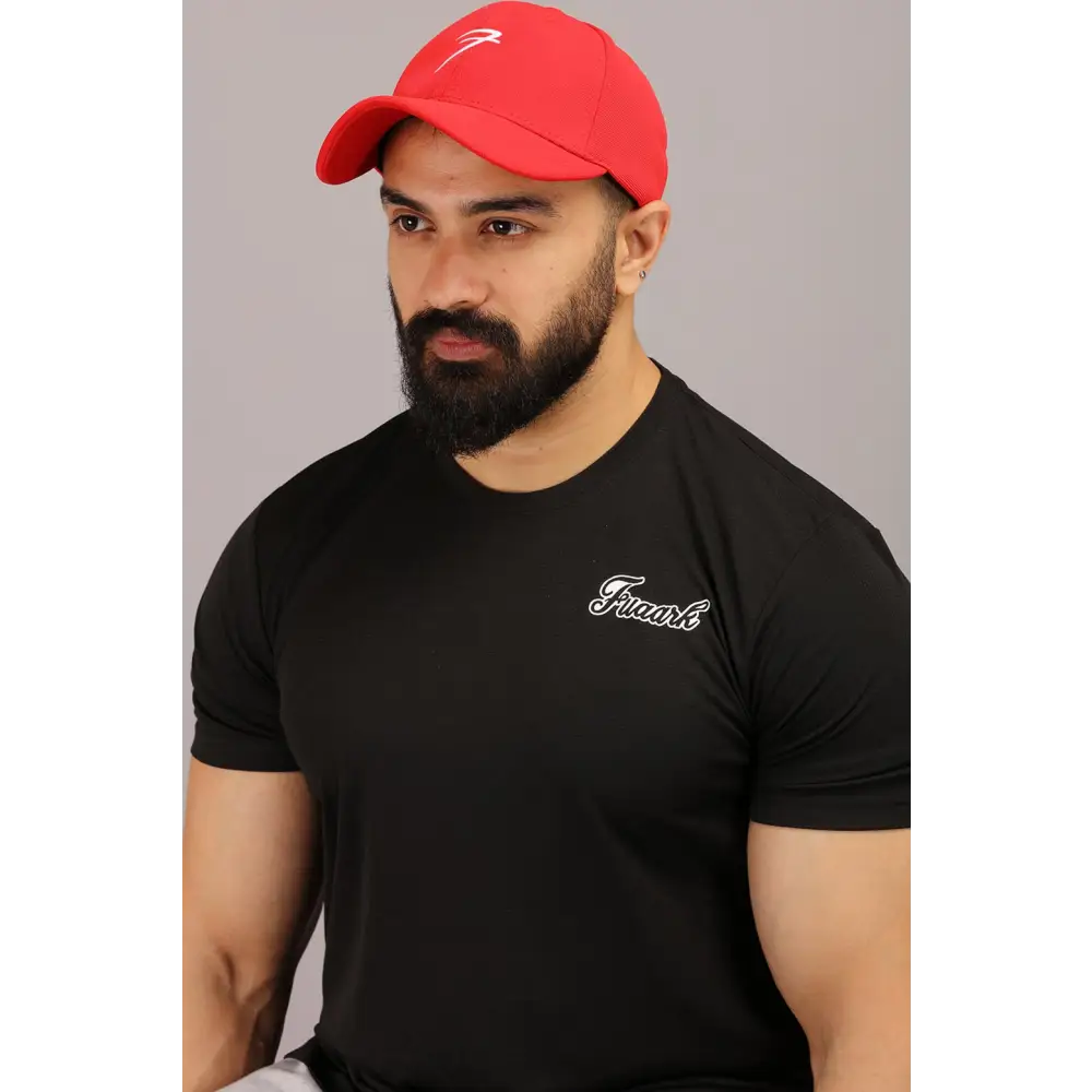 Baseball Cap Red - Free size - Caps