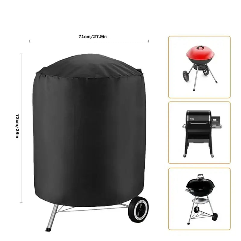 BBQ Grill Cover – Heavy-Duty - 71x73cm - SS