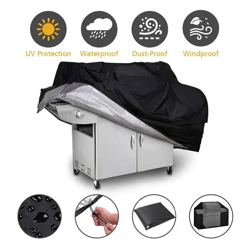 BBQ Grill Cover – Heavy Duty (different sizes available) - SS