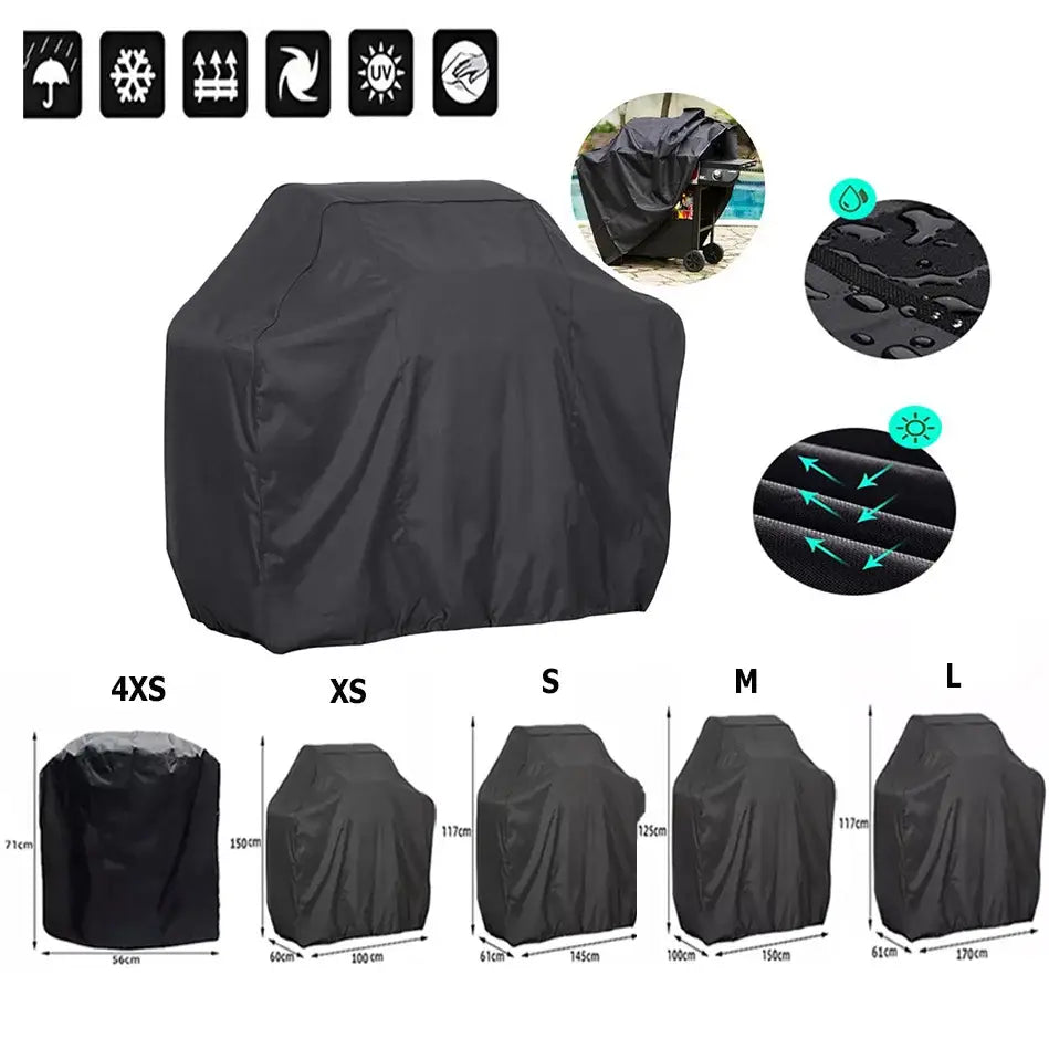 BBQ Grill Cover – Heavy Duty (different sizes available) - SS