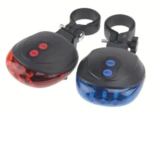Bicycle Bike LED Lights 2 Lasers 5 LED Waterproof Cycling Taillight Safety Warning Taillight MTB Bike Rear Tail Lights